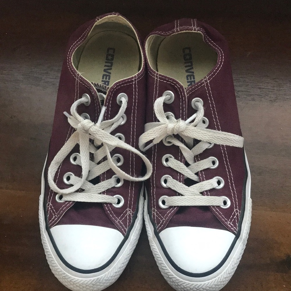 Maroon Converse